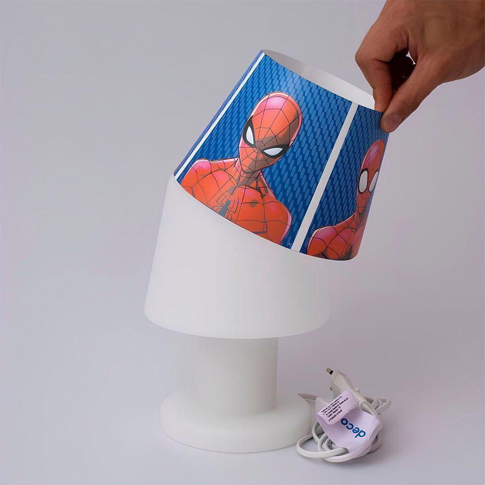 Luminária De Mesa Homem-aranha: Iluminação Fantástica Para Seu Cantinho Heroico! - 4