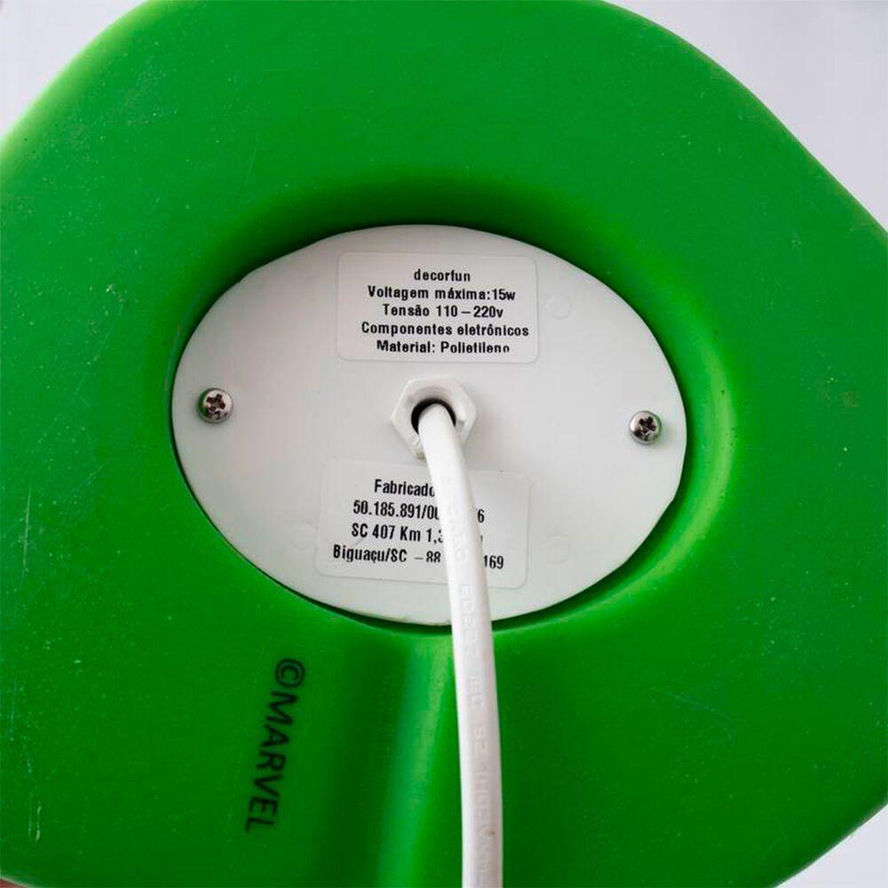 Luminária Led Hulk - Iluminação Poderosa Para Decorar Seu Espaço Geek! - 2