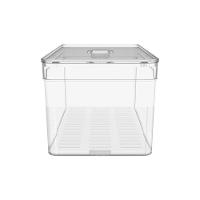 Organizador Cristal 5l Com Tampa - Praticidade E Estilo Na Sua Geladeira - 2