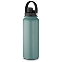 Garrafa Térmica Inox Verde 1,1l - Estilo E Praticidade Para Suas Bebidas Quentes E Frias - 1