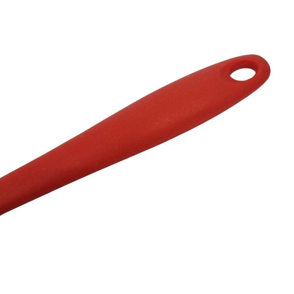Espátula De Silicone Vermelha 27cm Com Suporte - Estilo E Praticidade Na Cozinha - 2