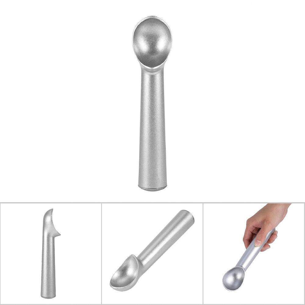 Colher De Alumínio Profissional Para Açaí - 18cm, Resistente E Prática Para Sua Cozinha - 2