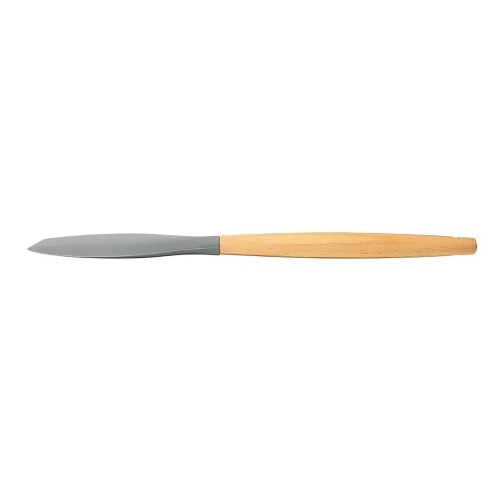 Espátula Elegante De Silicone Com Cabo De Madeira - 31cm Para Cozinha Moderna - 3