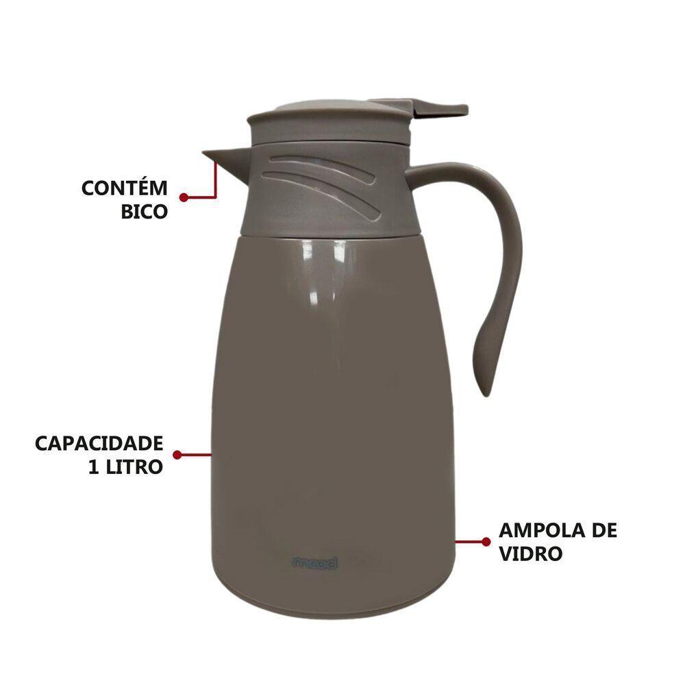 Bule Térmico Elegante 1l - Sofisticação Para Café E Chá Com Estilo Moderno - 2
