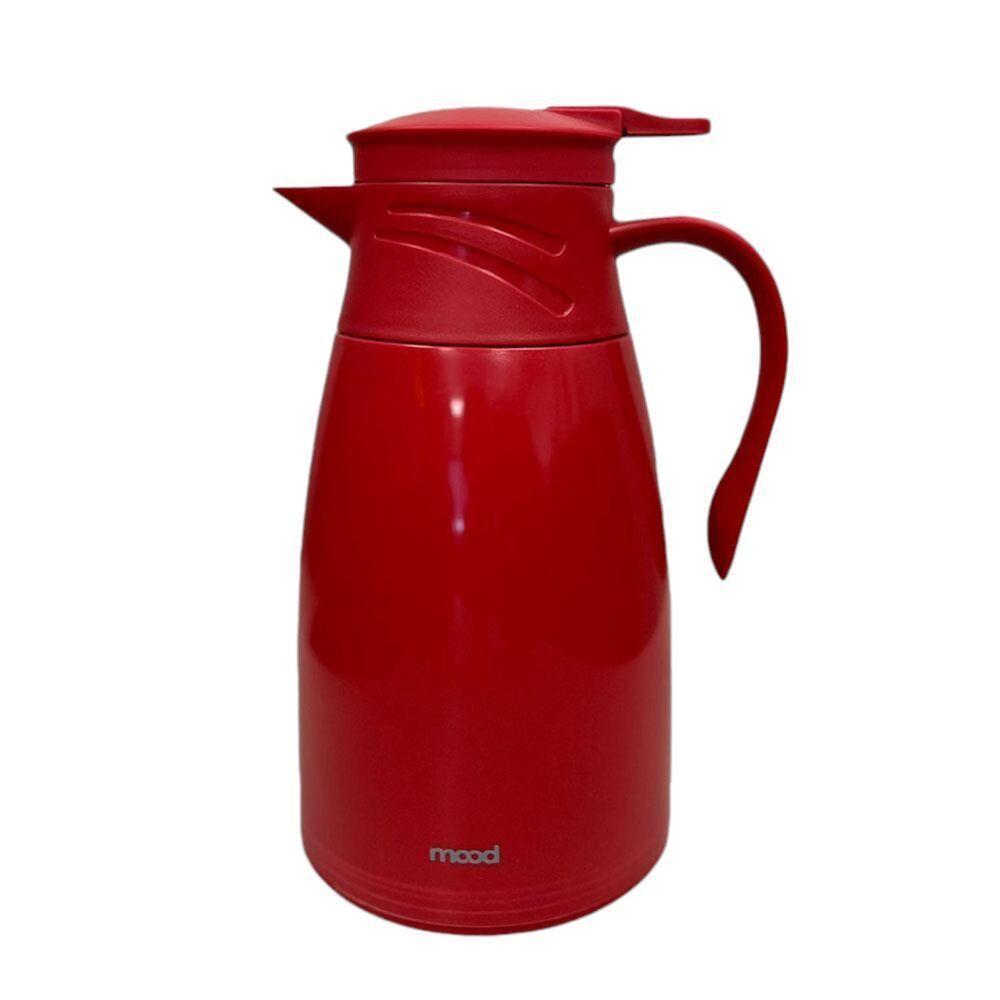 Bule Térmico Vermelho 1l - Praticidade E Elegância Para Cafés E Chás - 3