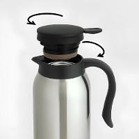 Garrafa Térmica Elegante Inox 800ml Preta: Sofisticação Para Suas Bebidas Quentes E Frias - 2