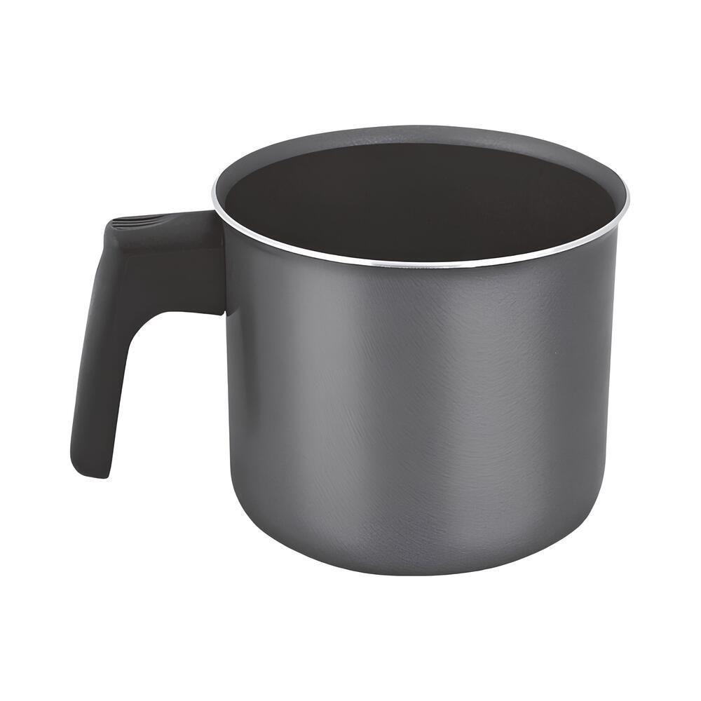 Caneco Prateado Antiaderente 1,1l - Ideal Para Leite E Bebidas Quentes - 1