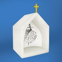 Oratório Iluminado Com Jesus - Fé E Inspiração Para Transformar Seu Lar - 3