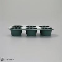 Forma De Silicone Retangular Para 6 Cupcakes - Praticidade E Sabor Em Cada Receita! - 2