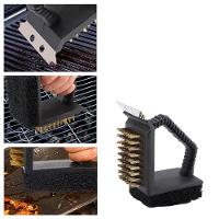 Escova 3 Em 1 Para Limpeza Profunda De Grelhas E Churrasqueiras - 3