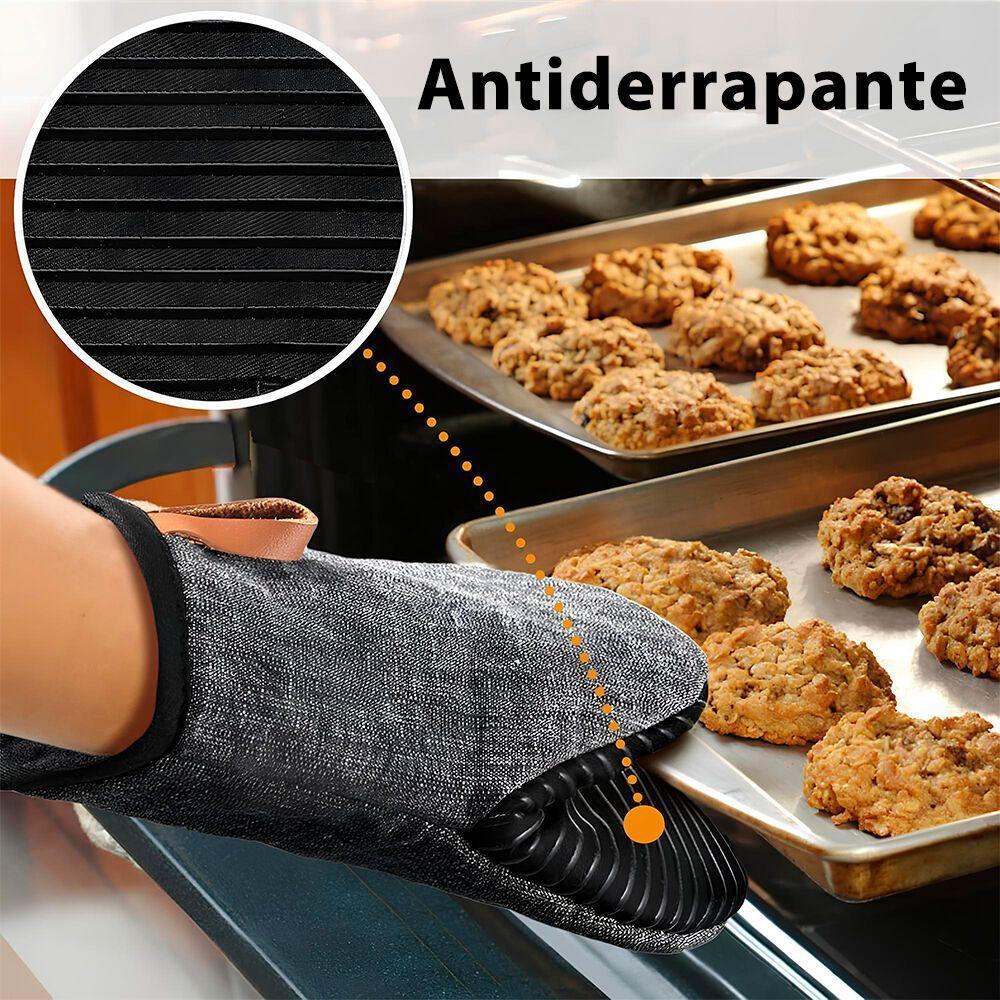Luvas Térmicas Antiderrapantes - Proteção E Conforto Na Cozinha Para Chefes Criativos - 2