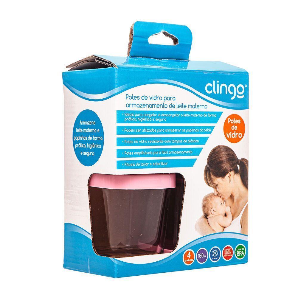 Conjunto Encantado De Potes Rosa Para Bebês - Praticidade E Segurança Na Alimentação - 6