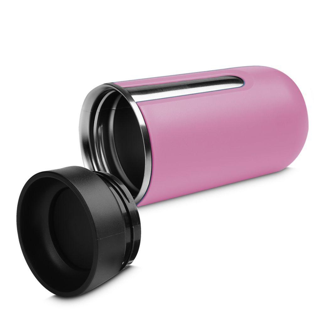 Copo Térmico Lilás 400ml - Estilo E Eficiência Com Dupla Isolação Térmica - 4