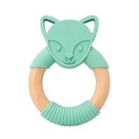 Mordedor De Silicone E Madeira Raposa - Conforto E Alegria Para Bebês Em Dentição - 2