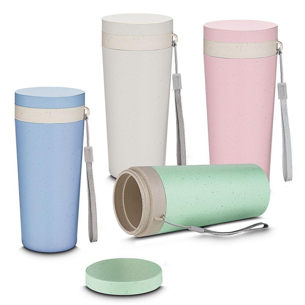 Copo Ecológico Rosa 300ml - Estilo E Sustentabilidade Para O Seu Dia A Dia - 2