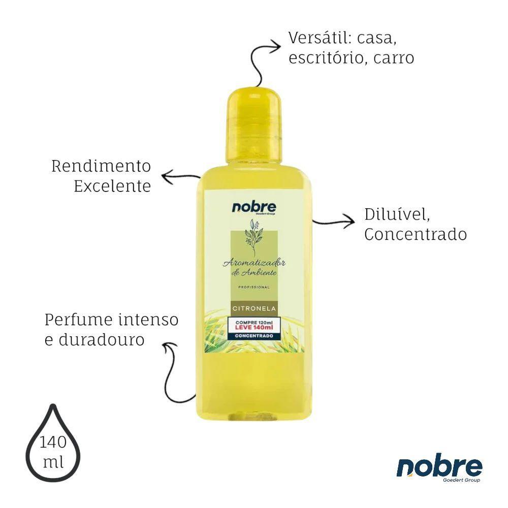 Aromatizante Premium 140ml - Frescor De Citronela Para Ambientes Aconchegantes - 3