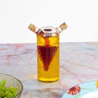 Galheteiro De Vidro 2 Em 1 - Sofisticação Para Azeite E Vinagre Na Sua Mesa - 2