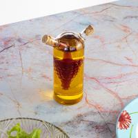 Galheteiro De Vidro 2 Em 1 - Sofisticação Para Azeite E Vinagre Na Sua Mesa - 5