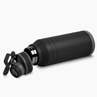 Garrafa Térmica Elegância Preta Com Alça - 1,2l Para Viagens E Uso Diário - 4