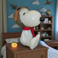 Luminária 3d Snoopy Aviador - Iluminação Criativa Para Ambientes Encantadores - 2