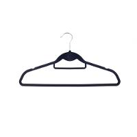 Cabide Veludo Ultra Fino - Conjunto 3 Peças Preto Para Closet Organizado E Sofisticado - 1