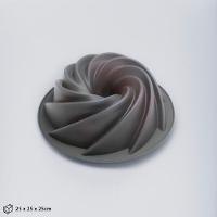 Forma De Bolo De Silicone Em Espiral 23cm – Praticidade E Elegância Na Sua Confeitaria - 2
