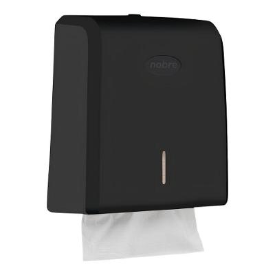 Dispenser Elegante Para Papel Toalha 1-3 Dobra - Preto - Alta Durabilidade E Praticidade