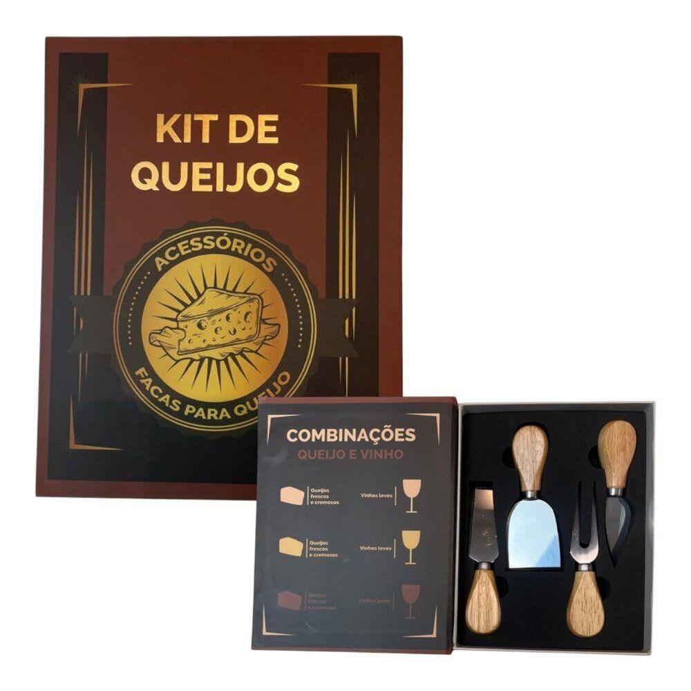 Conjunto Elegante Para Degustação De Queijo - 4 Peças Com Caixa Criativa - 7