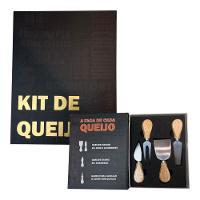 Conjunto Elegante Para Degustação De Queijo - 4 Peças Com Caixa Criativa - 3