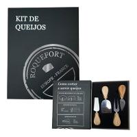 Conjunto Elegante Para Degustação De Queijo - 4 Peças Com Caixa Criativa - 6