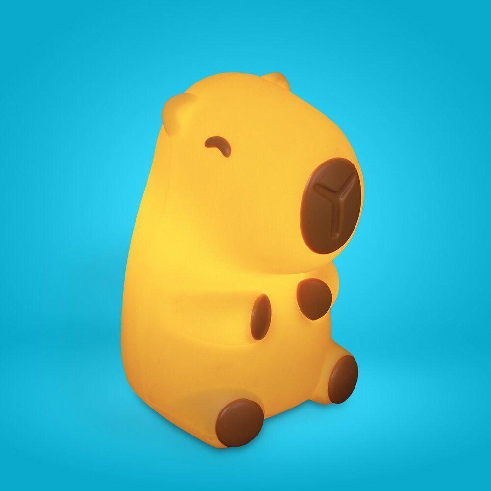 Luminária 3d Capivara Baby - Iluminação Fofa E Criativa Para Decorar Seu Lar - 3