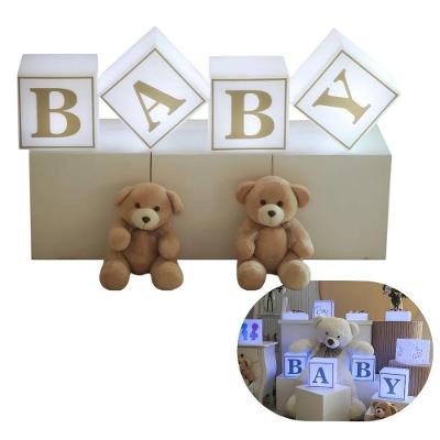 Cubo Mágico Iluminado Led Rgb Sem Fio Para Festas E Decorações Incríveis