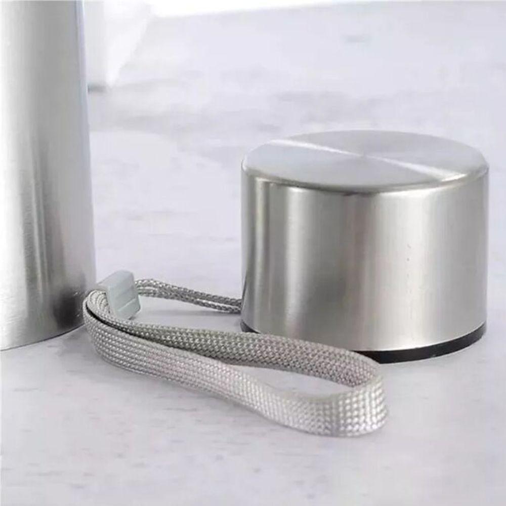 Garrafa De água Inox Escovado 1l - Estilo E Praticidade Para Hidratção Perfeita - 2