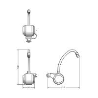 Torneira Elétrica Versátil 220v 5500w, Lorenzetti, 7550023, Branco, Pequeno - 4