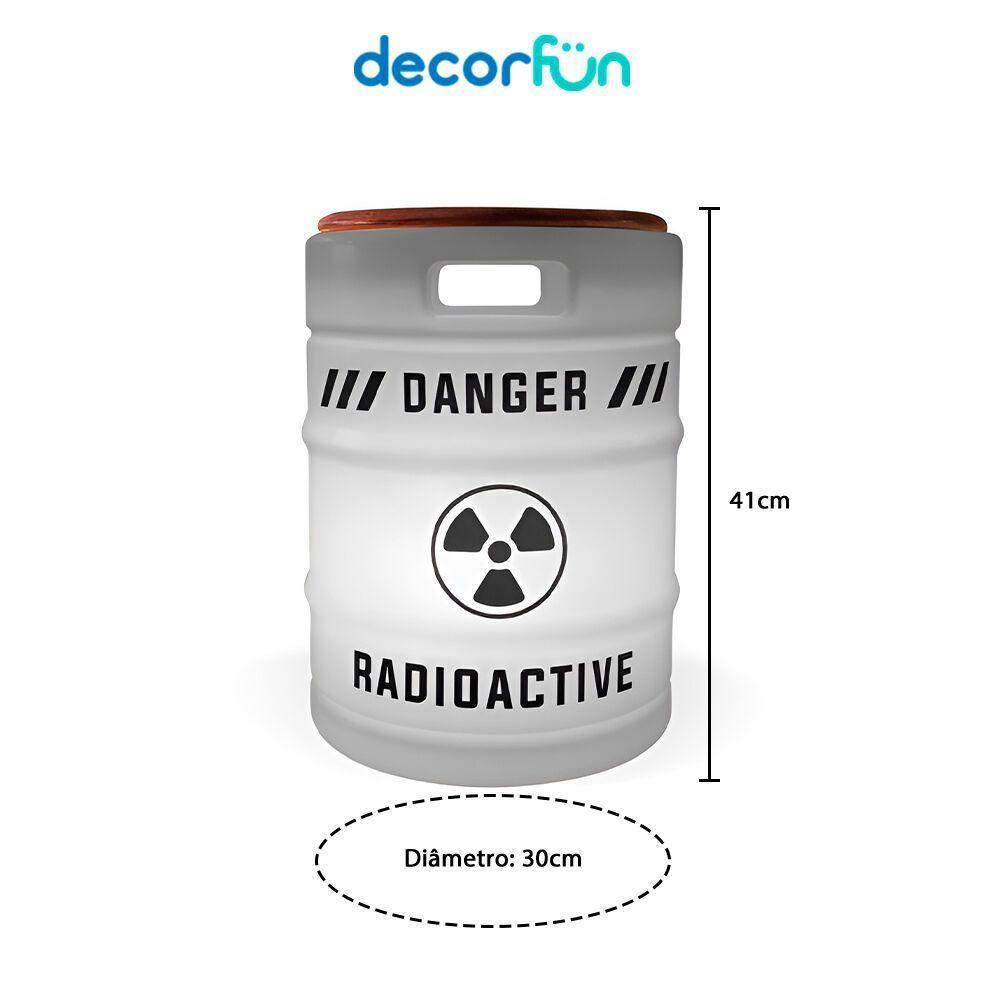 Banco Moderno Iluminado Em Madeira Branca Com Compartimento De Armazenamento - 5