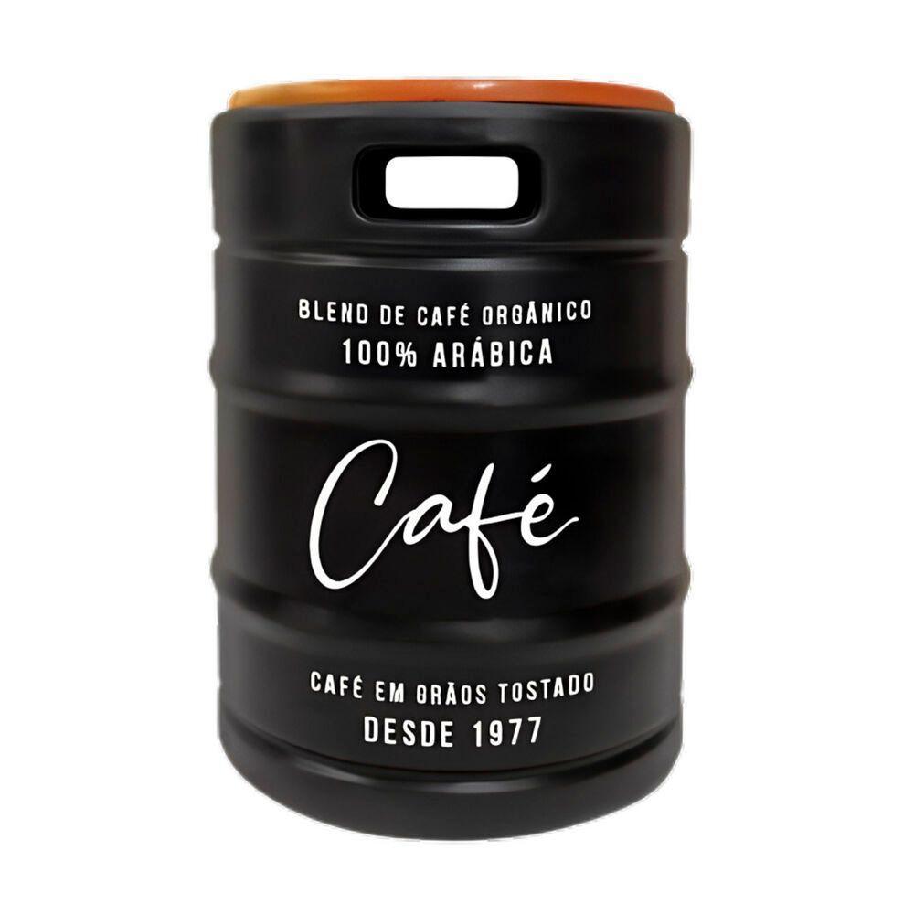 Banco Conversível Estilo Barril De Café - Móvel Sofisticado Para área Externa - 1