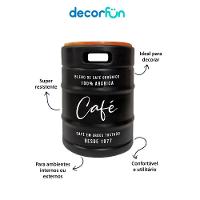 Banco Conversível Estilo Barril De Café - Móvel Sofisticado Para área Externa - 7