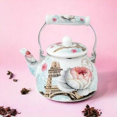 Chaleira Vintage Esmaltada 2,5l - Charme E Praticidade Para Sua Cozinha