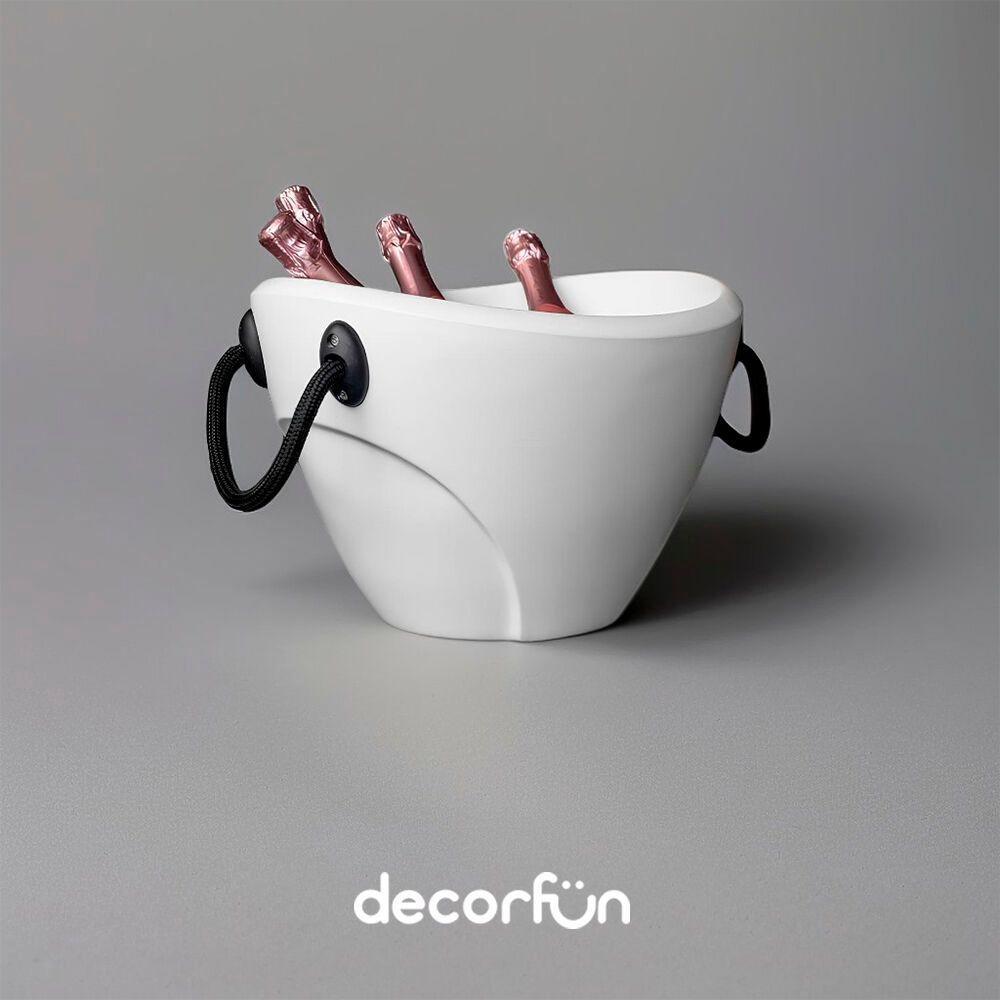 Balde De Gelo Luxuoso Para 4 Garrafas - 13l Para Festas Deslumbrantes - 3