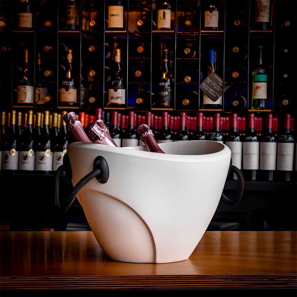 Balde De Gelo Luxuoso Para 4 Garrafas - 13l Para Festas Deslumbrantes - 5