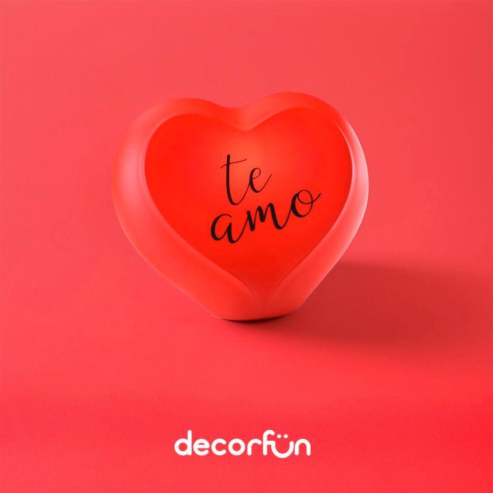 Luminária 3d Coração Infinito Vermelha - Luz Que Transforma Seu Espaço Em Romance! - 3