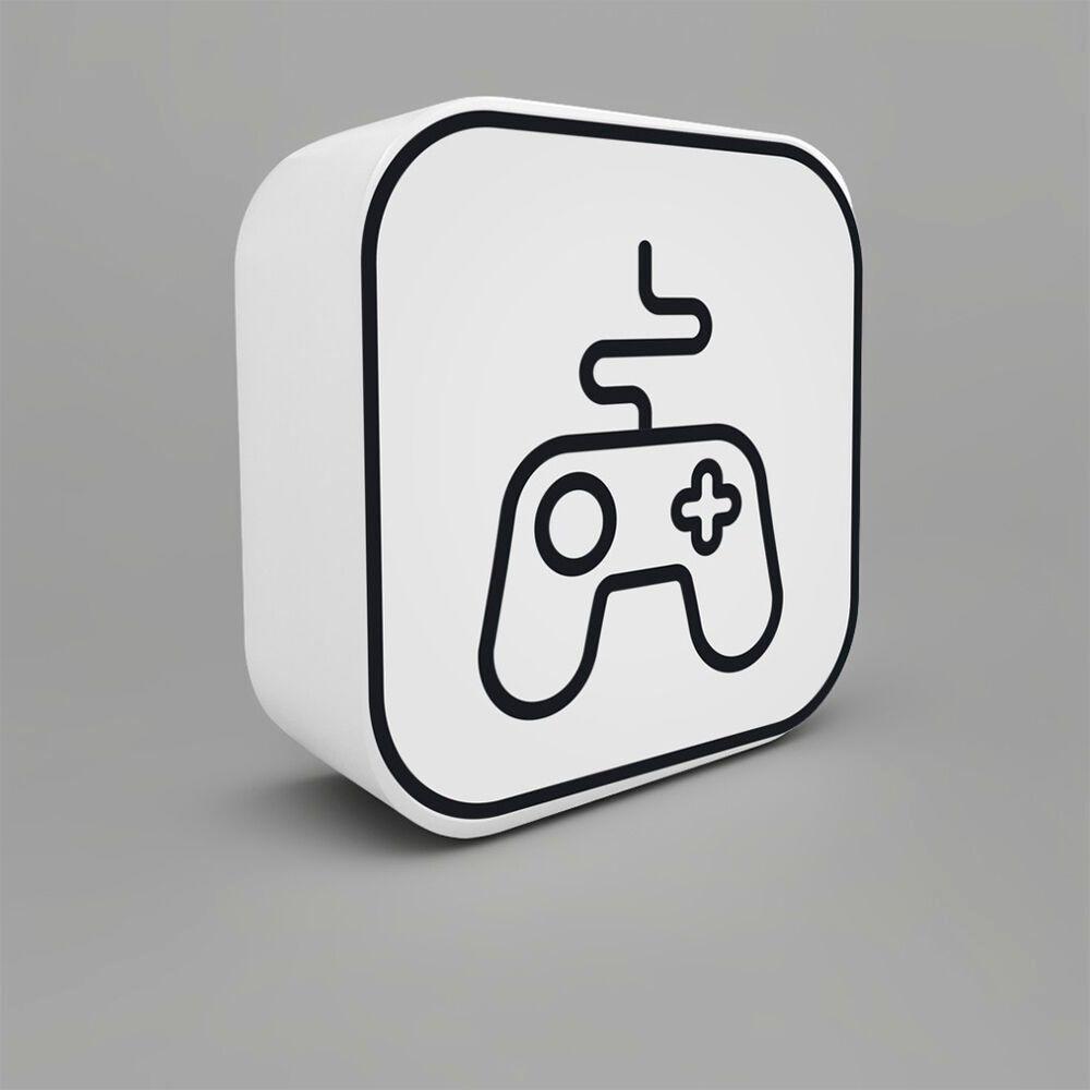 Luminária Gamer Controle Branco - Ilumine Seu Gameplay Com Estilo E Conforto! - 7