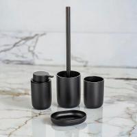 Conjunto Sofisticado De Acessórios Para Banheiro: Dispenser, Porta Algodão E Bandeja Elegante - 7