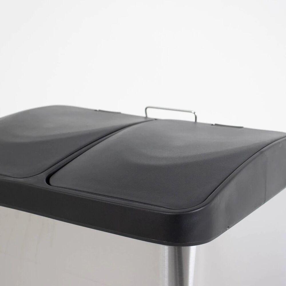 Lixeira Inox 15l Com Pedal – Estilo E Praticidade Para Coleta Seletiva Na Cozinha - 5