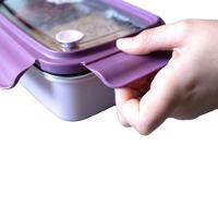 Lancheira Térmica Inox Com Divisórias - Praticidade E Estilo Para Lanches Saudáveis - 2