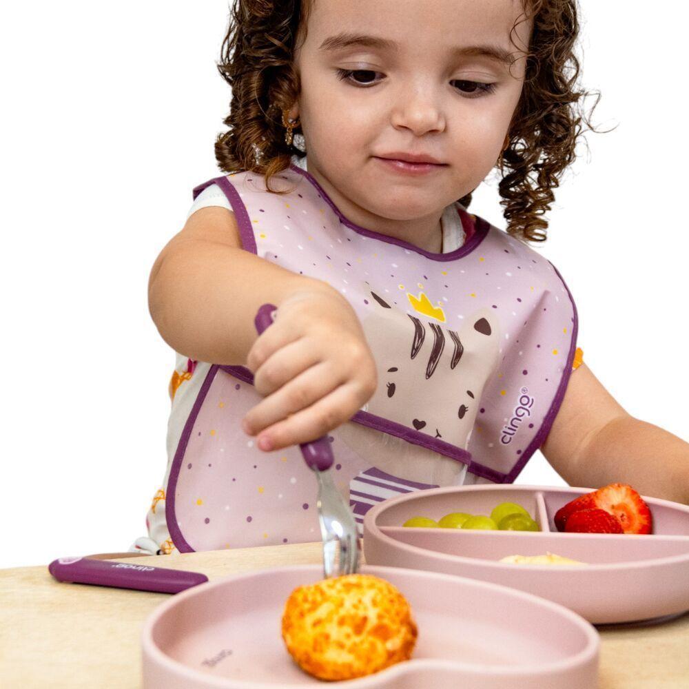 Babadores Duplos Com Coletor E Velcro: Estilo E Praticidade Para Bebês Na Hora Das Refeições - 2