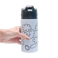 Garrafa Infantil De Alumínio 580ml Com Canudo - Hidratação Divertida E Estilosa Para Crianças - 1