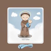 Luminária Usb Santo Antônio: Ilumine Com Estilo E Criatividade Seu Espaço! - 1