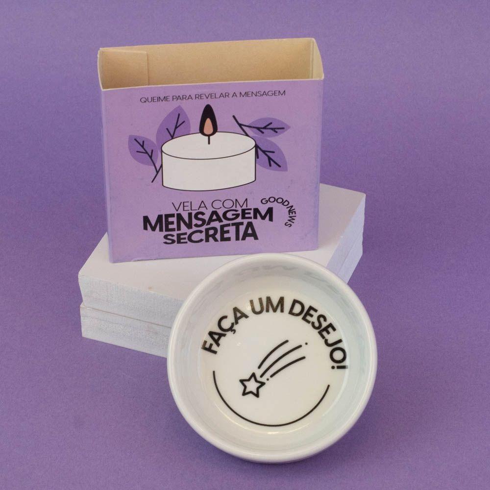 Vela Mágica De Baunilha Com Mensagem Secreta - Desperte Desejos E Emoções - 1