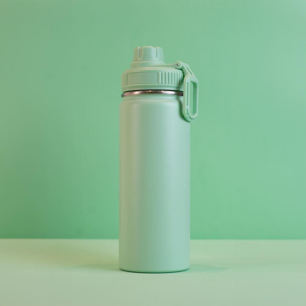 Garrafa Térmica Verde Sofisticada 570ml Com Alça E Bico - Estilo E Praticidade Sempre Quentes - 1